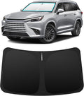 INSAUTO Custom Fit Windshield Sun Shade Accessories for Lexus TX 2024 2025 2026 (TX350/TX500h/TX550h+), Foldable Front Window Sunshade, UV & Heat Reflector, Keeps Interior Cool, Includes Storage Bag