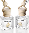 2-Pack Car Air Fresheners, Car Deodorizer, Vanilla Mocha Cream Air Freshener – Long Lasting Hanging Car Air Freshener for Men and Women, Car Scent Diffuser by VUTOLLOSA