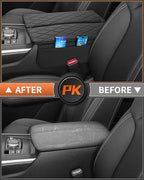 Shademax Custom for 2026 2025 2024 Mazda CX90 Center Console Cover Armrest Cover for Mazda CX-90 Accessories Arm Rest Cushion Pad Leather Middle Console Cover Armrest Seat Box Protector Anti-Scratch