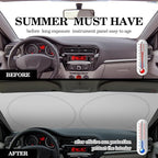 Woanger Windshield Sun Shade Foldable Car Front Window Covers for Car Accessories Sun Heat UV Rays Visor Protector Protection for Universal Cars SUV Truck (Solid Style)