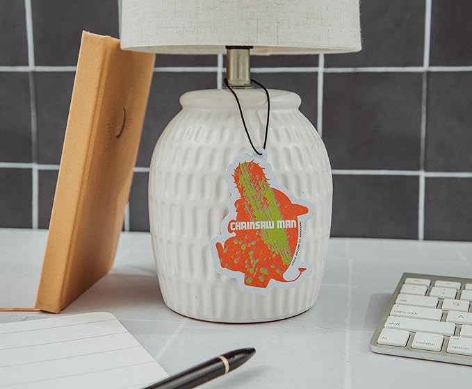 Chainsaw Man Pochita Pineapple-Scented Air Freshener | Long-Lasting Fragrance, Odor Eliminator For Room, Car, Office