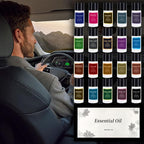 Car Air Freshener Refill Cologne Aromatherapy Oil 20 PCS, Essential Oils Mixed Fragrance Set for Car Diffusers (No Diffuser Included)