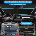 for Toyotа RAV4 2019-2023 2024 2025 2026 Windshield Sun Shade Custom Fit RAV-4 SUV TRD Off-Road, LE XLE Premium Limited Foldable RAV4 Sunshade, UV Block & Protector Rav4 Accessories