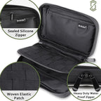 OZCHIN Smell Proof Bag Pocket Bag Activated Carbon Fiber 8'' x 5'' Portable Carry Pouch for Travel (Grey)