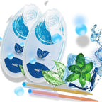 400 Mint-Infused Ice Menthol Air Freshener Beads - Long-Lasting Natural Fragrance for Home, Masks & Car,Essential Oils Derived From Natural Herbal Extracts(400 mint)