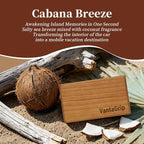 Car Air Freshener - The Original Wood Air Freshener - Car Odor Eliminator - Long Lasting Scent - Auto Accessories - Metal Clip - Essential Oils - Clean Ingredients - Cabana Scent Starter Kit
