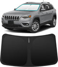 INSAUTO Custom Fit Windshield Sun Shade Accessories for Jeep Cherokee 2014-2023 (Grand Cherokee Not Fit), Foldable Front Window Sunshade, UV & Heat Reflector, Keeps Interior Cool, Includes Storage Bag