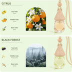 Car Air Freshener Diffuser 2 Pack Hanging Air Freshener Diffuser - Citrus&Jasmine Cedar Breeze Scent Car Fresheners 120 days Long Lasting Vent Clip 0.27 oz Each Air Fresheners Gifts for Women Birthday