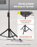 VEVOR Foam Machine, 115 W Party Foam Cannon, Portable Foam Maker with a Tripod Stand, Powerful Foam Party Machine, for Backyard, Pool, Outdoor Events, Birthdays, Celebrations and Party, Grey & Yellow