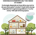 Kanberra Gel Refill Pouch 24oz - All-Natural Tea Tree Oil Odor Eliminator & Air Freshener for Home, Car, RV, Boat, Gym Bag | Eco-Friendly, Long-Lasting Formula, Safe for Pets and Family