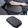 JDMCAR Center Console Armrest Cushion for 2025 Toyota RAV4 Accessories 2024 2023 2022 2021 2020 2019 Leather Middle Console Lid Cover Pad Protector Elbow Arm Rest Covering Car-(Black)