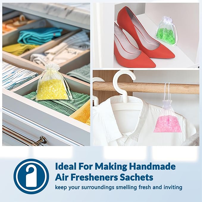 MUBYOK 1.5LB Diva Radiance Premium Scented Aroma Beads for Making Car Freshies Supplies PreScented Beads for Car Air Freshener Sachets Long-Lasing Scent