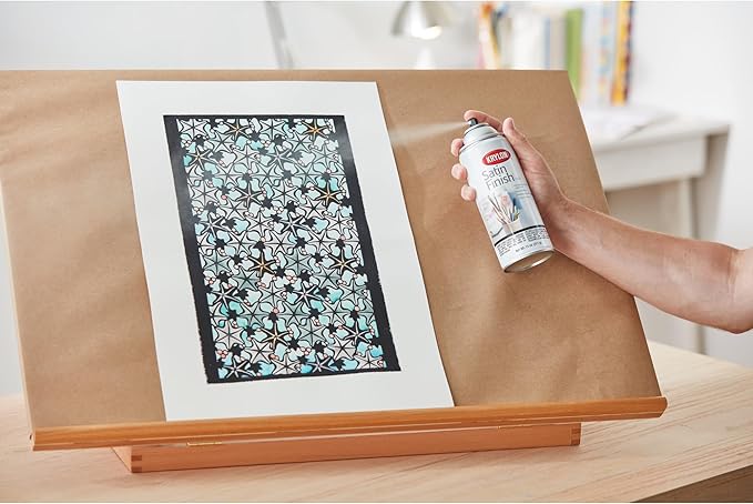Krylon K01323000 Gallery Series Artist and Clear Coatings Aerosol, 11-Ounce, Satin Finish