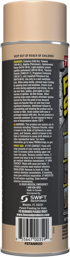 Flex Seal, 14 oz, Almond, Stop Leaks Instantly, Waterproof Rubber Spray On Sealant Coating, Perfect for Gutters, Wood, RV, Campers, Roof Repair, Skylights, Windows, and More