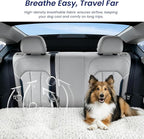 3.5" Thick Deluxe Plush Dog Bed Mat for Car, Comfy Dog Seat Cover, Pet Bed & Seat Cover Protector, Washable & Anti-Slip Travel Pet Mat, Fit for Backseat Extenders of Cars Trucks SUVs, 54" x 25”