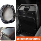 Center Console Cover for 2020-2025 Ford Explorer - Armrest Cover Middle Console Cover Durable Dog Scratch Proof for Explorer Interior Accessories 2025 2024 2023 2022 2021 2020 (Red Stitch