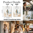 Christian Bible Verse Car Air Freshener 4 Pcs, Religious Scripture & Watercolor Art Hanging Scents for Cars Closet Drawer Books, Inspirational Car Accessories Mirror Decor for women.