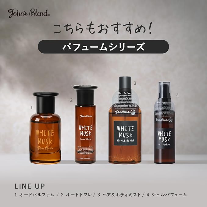 John's Blend Clip-on Air Freshener White Musk 1 Month