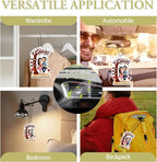 Personalized Valentine's Day Car Air Freshener with Pictures, I Love You, Drive Safe, Fun Couple Gift, Hanging 2Pack