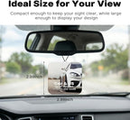 10/50/100Pcs Custom Bulk Car Air Fresheners, Wholesale Double-Sided With Photo Text Logo, Suitable for Truck and Car Drivers, Business Logos (10 Square)