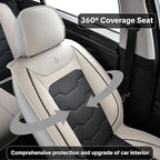 Gray Car Seat Covers for Ford Bronco Sport 2021-2025 Car Seat Cover, Waterproof PU Leather, 5 Piece Full Set, Easy to Clean and Install, Wear Resistance, Protect and Upgrade Seats