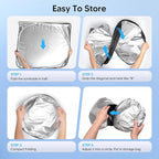 KUST Windshield Sun Shade for 2017-2023 Subaru Impreza WRX Sedan Impreza WRX Hatchback WRX STI Accessories Custom Fit Window Shade Sun Visor Protector Foldable Blocks UV Rays