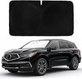 Windshield Sun Shade -Certified 99.87% UVB & 99.02% UVA Car Sun Shade. Award Winning Sunshade - Patented Technology | Compatible for Acura MDX (2021-2026) | Car Shades by Kinder Fluff