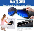 20" Gel Seat Cushion for Long Sitting(Jumbo&Thick) – Office Chair Cushion – Wheelchair Cushions for Pressure Sores – Non-Slip Desk Chair Car Seat Cushion Driving – Sciatica & Back Pain Relief