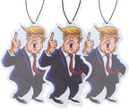 Donald Trump Car Air Freshener 4 Pack Scented With Premium Oils By Fresh Fresheners