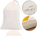 Limko Cotton Bags Muslin Bags Sachet Bag for Home Supplies (3x4 5Pack&4x6 5Pack)