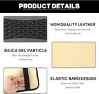 Car Center Console Cushion Pad, 12.72"×7.52" Leather Waterproof Auto Armrest Seat Box Protector, Car Center Console Cover, Universal Interior Decor Car Accessories for SUV Truck (Gray)