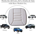 kingphenix Car Seat Cushion with 1.2inch Comfort Memory Foam, Seat Cushion for Car and Office Chair (Gray)