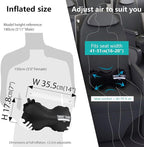 SmartTravel Travel Products Inflatable Travel Lumbar Pillow for Airplane Seat – Adjustable Lower Back Support Cushion for Long Flights