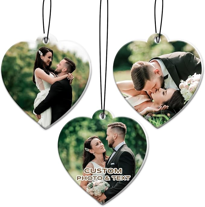 Custom Air Fresheners with Picture, Personalized Air Freshener for Cars, Customized Photo Gift with Scents for Family and Lovers