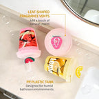 Diffusers for Home Watermelon Scent 2 Pack, Bathroom Diffuser Fruit Cup Shape for Office, Air Freshener Diffuser Gel Leak-Proof Car & Room, Bathroom Scent Diffuser for Friends and Family