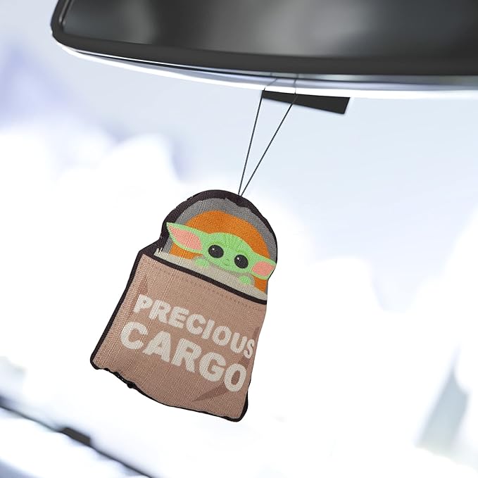 Plasticolor 005355R01 Star Wars Baby Yoda Sachet Style Air Freshener for Car Truck or SUV
