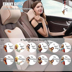Funny Car Air Fresheners Hanging Christmas Tree Ornaments Decorations I Saw That Jesus 6PCS, Cute Home Mirror Decor Unique 2025 Gifts Accessories Interior for Men Women Kid Boy Girl Family Party