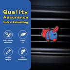 Air Vent Decoration - Cute Super Kitty Hero Decorative Vent Clip for Cars, Bedroom or Office [Spider Man]