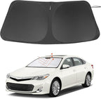 Windshield Sun Shade Custom Fit for 2013-2018 Toyota Avalon Accessories Foldable Sunshade Sun Blocker Protect Car from Sun Rays & Heat Damage Keep Car Cooler