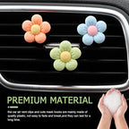 WZP 6PCS Car Air Vent Clips, Daisy Flower Vent Decor, Flower Air Freshener Auto Clips, Cute Flower Car Accessories for Women and Girls