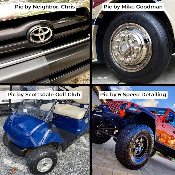 RENEW PROTECT - SATN Low-Gloss Ceramic-Hybrid Protectant | Safe for Motorcycles, Golf Carts | Trim & Tire Preservation, OEM Restorer for Faded Plastic, Vinyl- Dry Rot Prevention, Patio Furniture | 8oz