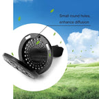 Car Air Freshener Vent Clip - 2PCS 30mm Black Car Essential Oil Diffuser Vent Clips for Home Office Room with 12 Felt Pads Mother's Day, Birthday Gift for Women & Men