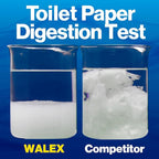 Walex Bio-Pak Black Holding Tank Deodorizer & Waste Digester Drop-Ins - Advanced Enzyme Formula for Rapid Breakdown of Waste & Paper, Removes Odors & Cleans Tank; Tropical Breeze, 10-Pack