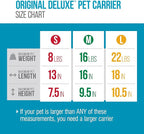 Sherpa Original Deluxe Travel Pet Carrier, Airline Approved & Guaranteed On Board - Black Lattice, Small