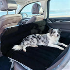 SUV Car Air Mattress – Inflatable Back Seat Bed with Electric Air Pump, Portable Camping Travel Sleeping Pad, Blow Up Car Bed (Black)