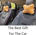 Sexysamba Car Headrest Pillow,Cartoon Neck Pillow for Car,Comfortable Soft Car Seat Pillow for Driving,Head Rest Cushion,Cute Neck Pillow for Travelling and Home 2Pcs (Tiger)