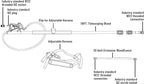Simpson Cleaning 80470 Telescoping Extension Wand for Gas and Electric Pressure Washers up to 4000 PSI