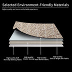 Universal Rear Seat Protector – All-Season Breathable Car Bench Cover with Non-Slip Base,3D Diamond-Pattern Fabric, Fits Most Sedans, SUVs, Vans & Trucks（Beige