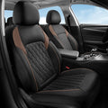 Coverado Seat Covers, Car Seat Covers Front Seats, Automotive Seat Covers, Waterproof Leather Car Seat Covers, Car Seat Cushion, Driver Seat Covers Car Seat Protector Fit Most Cars Truck, Black&Coffee