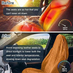Car Seat Towel Cover, Universal Front Seat Protector for Cars, SUVs and Trucks, Sweat Towel Car Seat Cover for Gym, Yoga, Swimming, Pets and Family Travel, Golden Sunset, 2 Pack